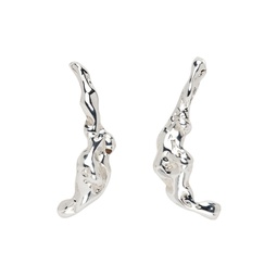 Silver Lava Earrings 231069M144023