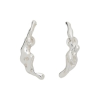 Silver Lava Earrings 222069M144000