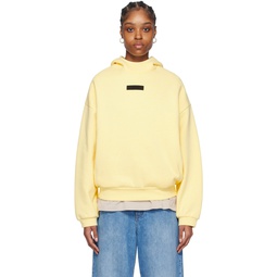 Yellow Pullover Hoodie 241161F097040