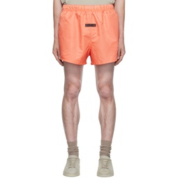 Pink Nylon Shorts 222161M193011