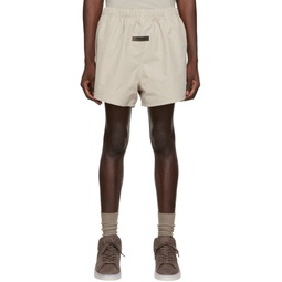 Gray Cotton Shorts 222161M193008