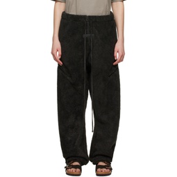 Black Polyester Lounge Pants 221161F086012