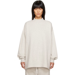 Off White Relaxed Sweatshirt 222161F098037