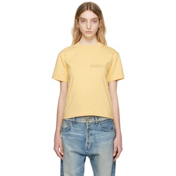 Yellow Crewneck T Shirt 231161F110009
