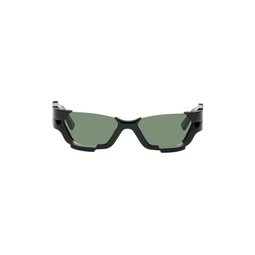 SSENSE Exclusive Black Deconstructed Sunglasses 241107M134000