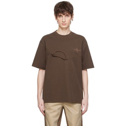 Brown 2 In 1 T Shirt 241107M213004