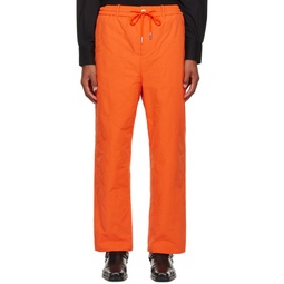 Orange Phoenix Embroidered Trousers 222107M191005