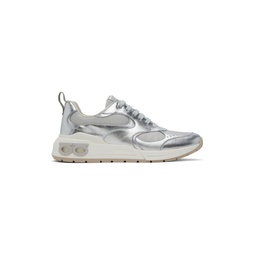 Silver Mesh Sneakers 232270M237015