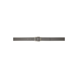 Black   Gray Reversible Pin Buckle Belt 232270M131045