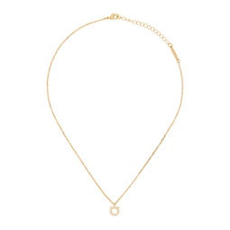 Gold Small Gancini Crystals Necklace 241270F023004