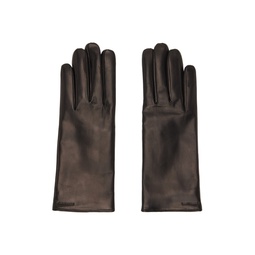 Black Embossed Gloves 232270M135001