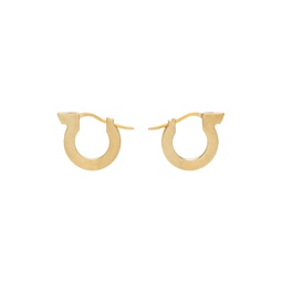 Gold Brass Hoop Earrings 241270F022017