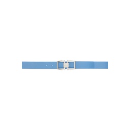 Blue Gancini Adjustable Reversible Belt 241270M131079