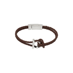 Brown Gancini Bracelet 241270M142028