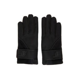 Black Lambskin Gloves 222270M135000