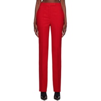 Red Creased Trousers 232270F087012