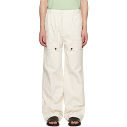 Off White Drawstring Trousers 241270M191008