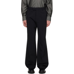 Black Tailored Trousers 241270M191010