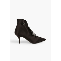 Ciconia embellished satin ankle boots