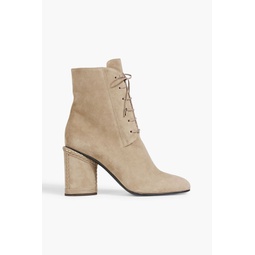 Chana lace-up suede ankle boots