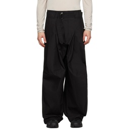 Black Belted V1 Trousers 241081M191005