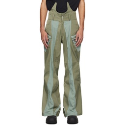 Green Scarab Cargo Pants 241081M188005
