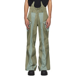 Green Scarab Cargo Pants 241081M188005