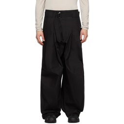 Black Belted V1 Trousers 241081M191005