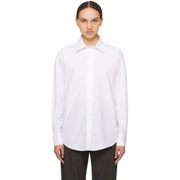 White Oversized Shirt 241072F109002