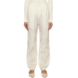 Off White Light Functional Lounge Pants 231072F087012