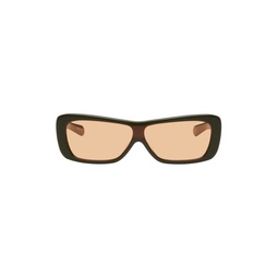 Green Veneda Carter Edition Disco Sunglasses 231829F005030