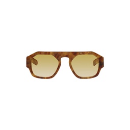 Tortoiseshell Lefty Sunglasses 231829F005020