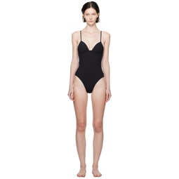 Black Cupped Nonwire Bodysuit 241541F368001