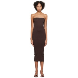 Brown Liv Midi Dress 241924F054003