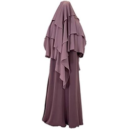 FPOVFPO Hijab for Womens Muslim Jilbab Islamic Ramadan Solid Color Soft Lightweight Long Scarf