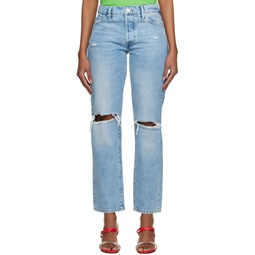 Blue Le Slouch Jeans 231455F069098