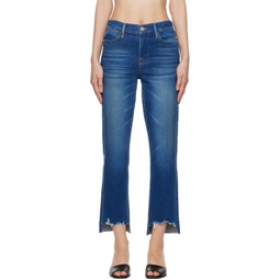 Blue Le High Straight Jeans 231455F069017