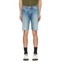 Blue LHomme Relaxed Shorts 221455M193004