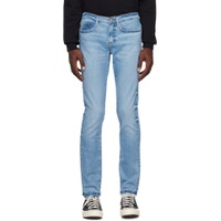 Blue LHomme Skinny Degradable Jeans 231455M186020