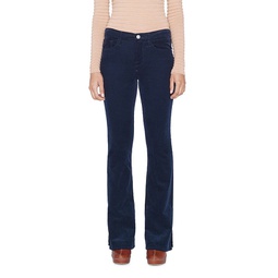 Le Mini High Rise Bootcut Jeans in Navy