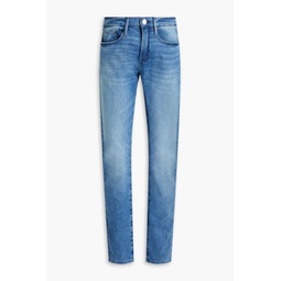 LHomme slim-fit faded denim jeans