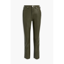 Le High n Tight stretch-leather straight-leg pants
