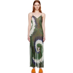 Green Julia Sarr Jamois Edition Midi Dress 232455F054005