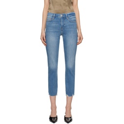 Blue Le High Straight Jeans 241455F069040