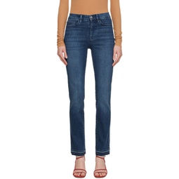 Blue Le High Straight Jeans 241455F069039