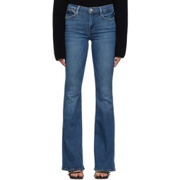 Blue Le High Flare Jeans 241455F069033