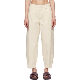 Off-White Cotton Trousers 222455F087002