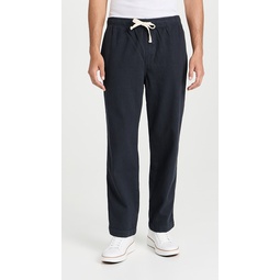 Textured Terry Travel Pants