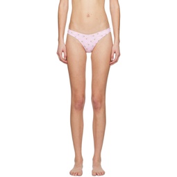 Pink Dove Reversible Bikini Bottoms 241090F105035