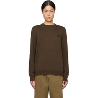 Brown Classic Sweater 241719M201006